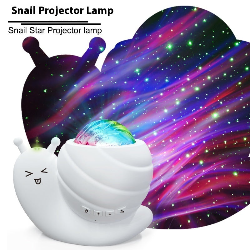 New Snail Starry Sky Projection Lamp Projector