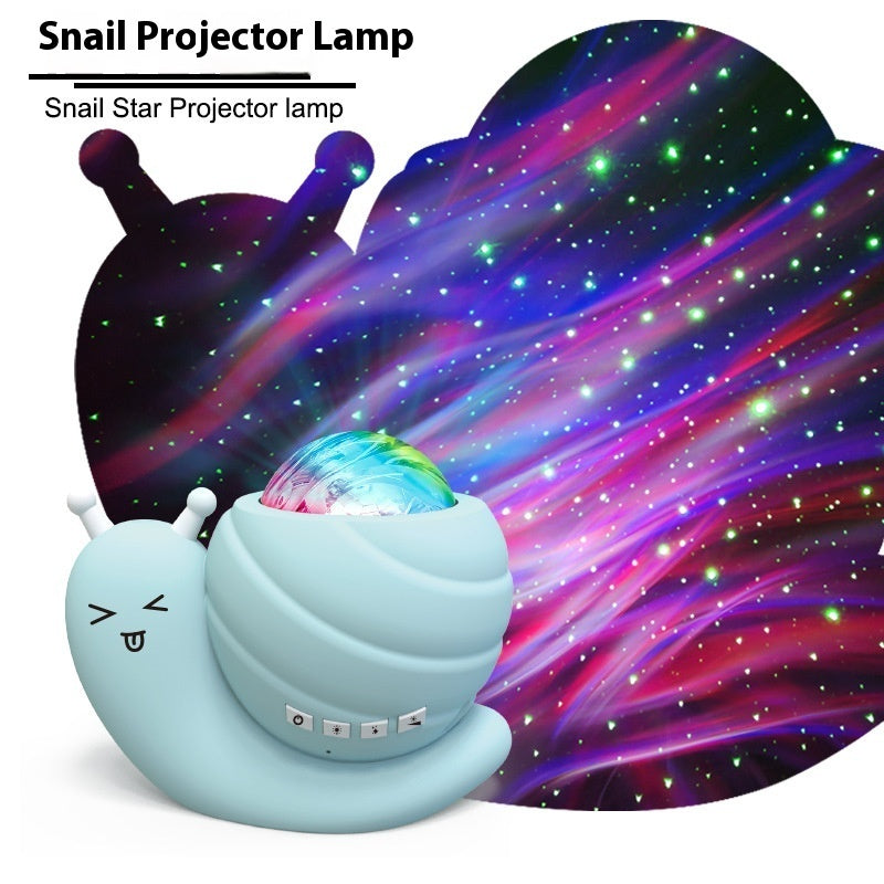 New Snail Starry Sky Projection Lamp Projector