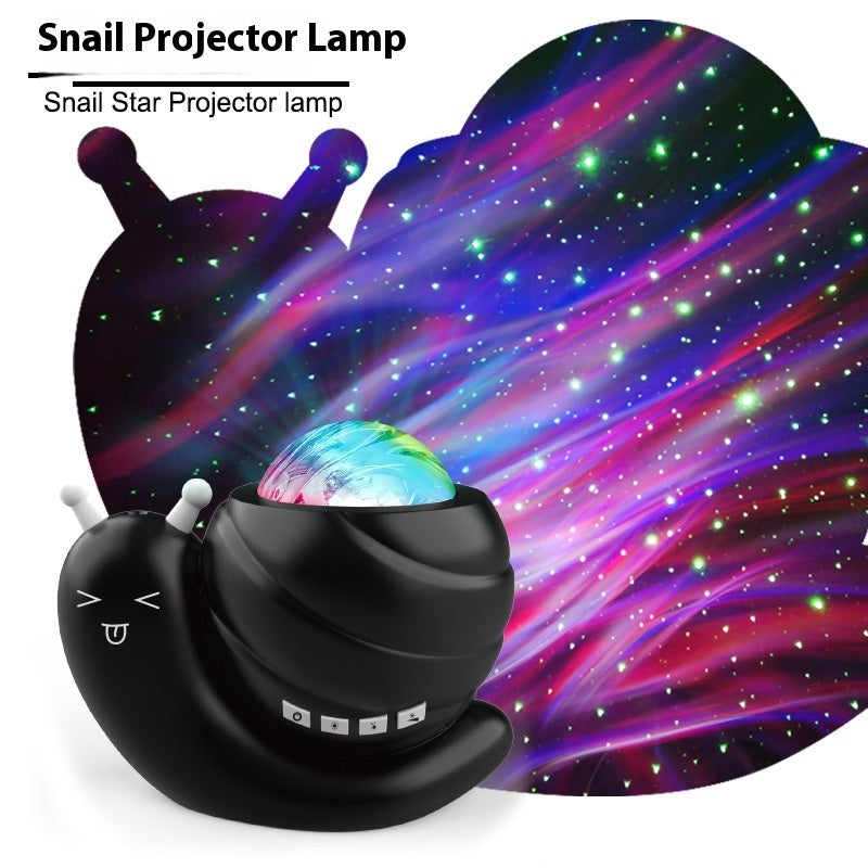 New Snail Starry Sky Projection Lamp Projector